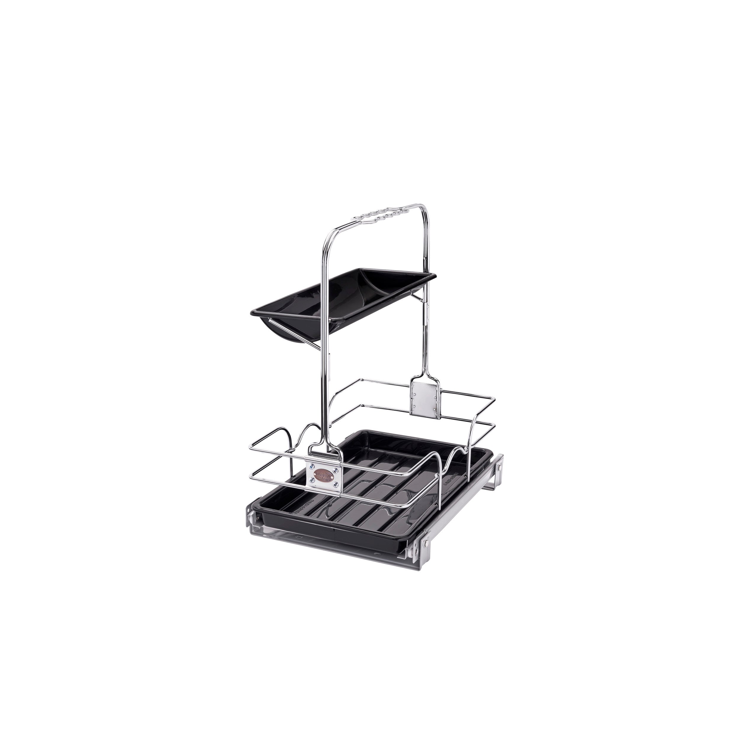 Undersink Cleaning Caddy Chrome  11.25 in (286 mm) W x 16.25 in (413 mm) D x 19.5 in (495 mm) H