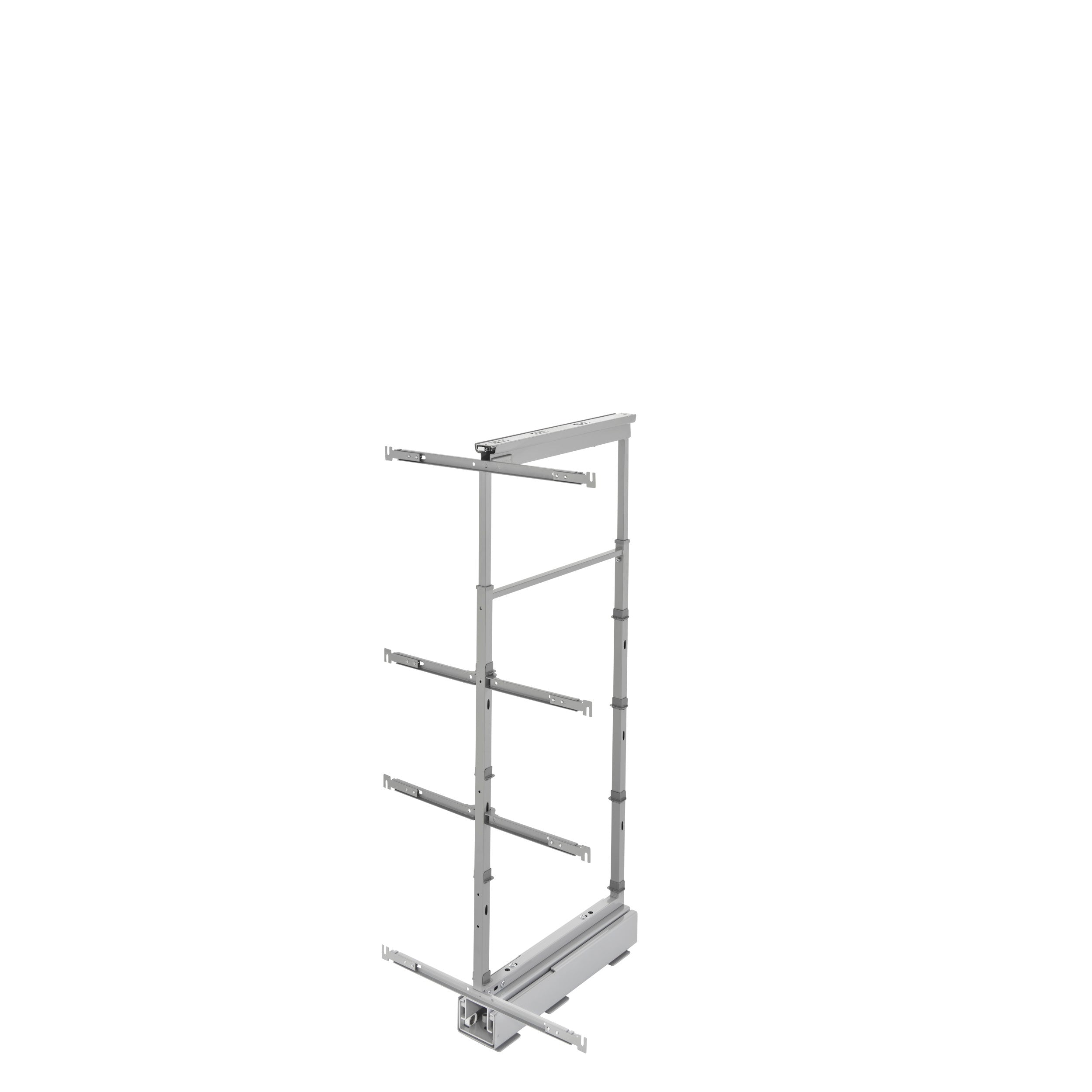 10 in Chrome Basket Pantry Pullout Soft Close Chrome  10.25 in (260 mm) W x 21.69 in (551 mm) D x 43.41 in (1103 mm) H