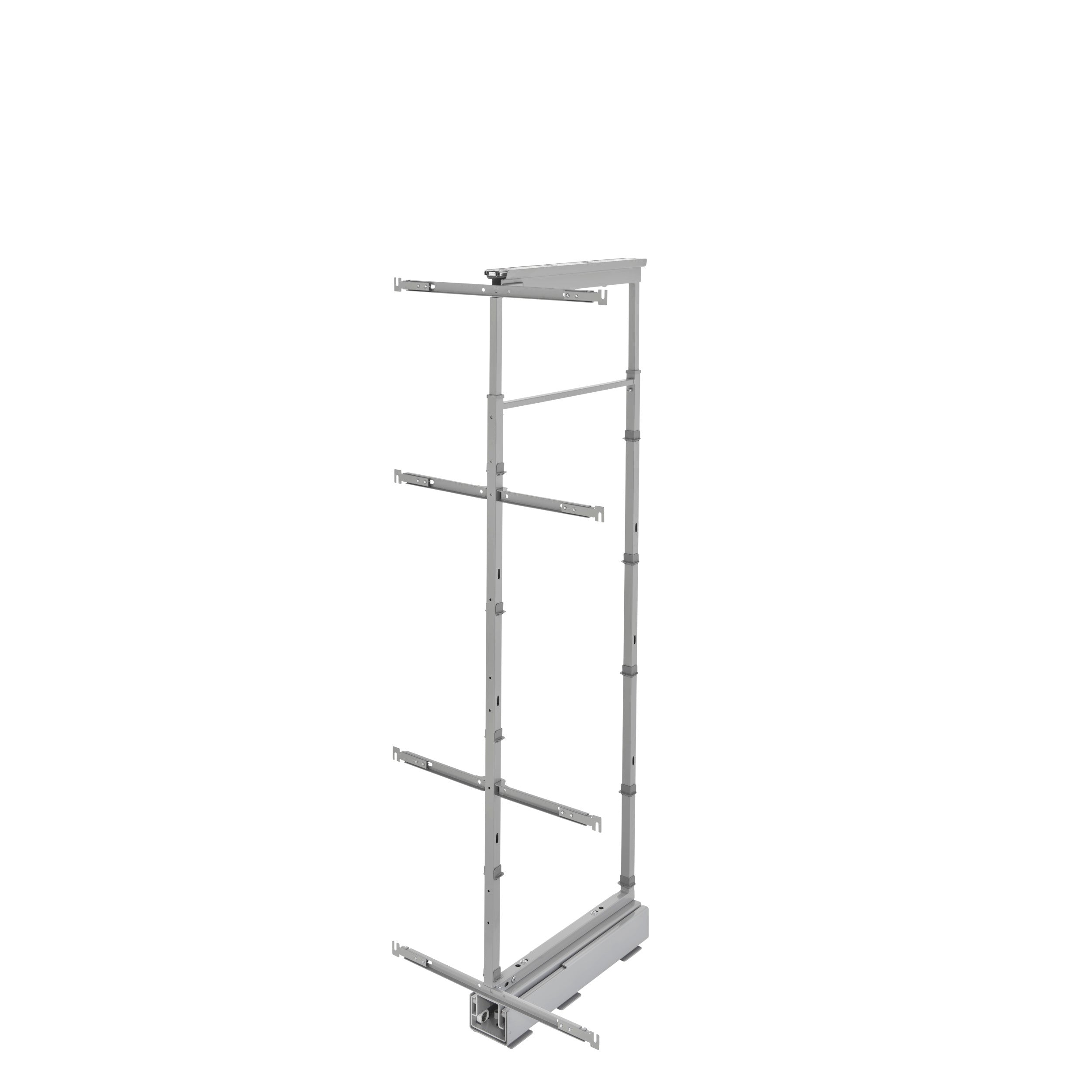 10 in Chrome Basket Pantry Pullout Soft Close Chrome  10.25 in (260 mm) W x 21.69 in (551 mm) D x 58.25 in (1480 mm) H