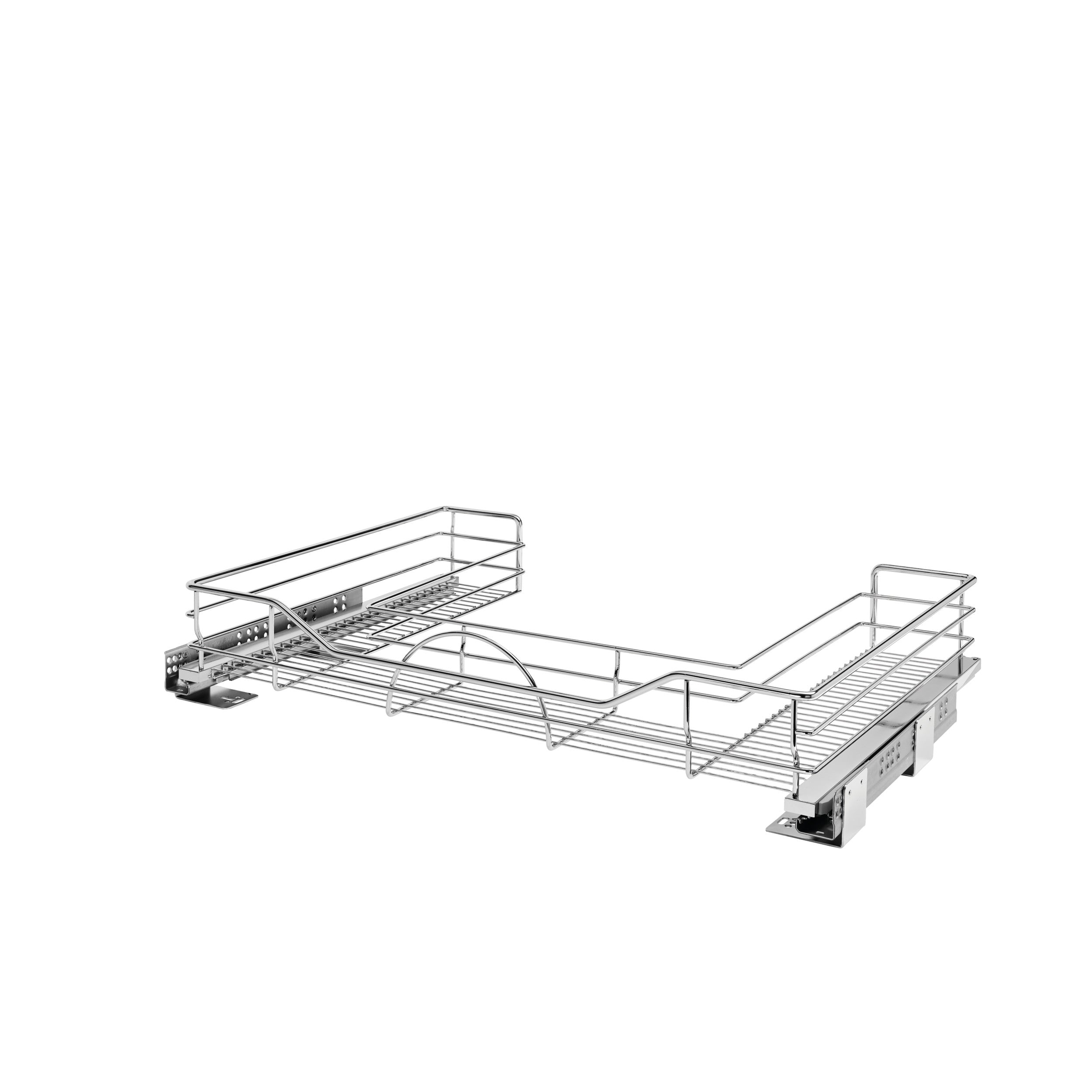 30 in Chrome U-Shaped Pull Out w/Soft-Close Chrome  29.5 in (749 mm) W x 21.9 in (556 mm) D x 5.2 in (132 mm) H