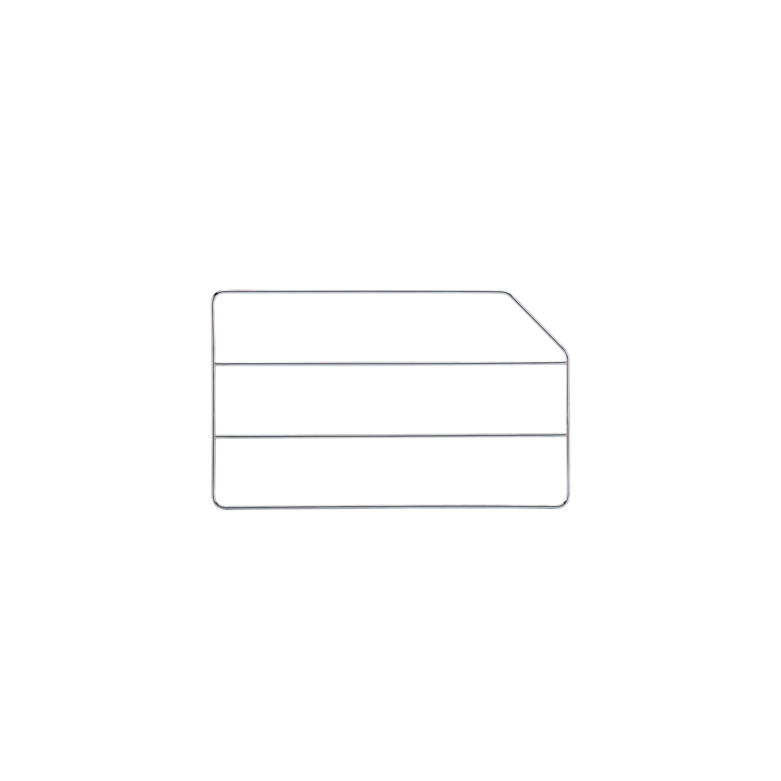 18 in Bakeware Organizer Chrome  0.75 in (19 mm) W x 20 in (508 mm) D x 18 in (457 mm) H