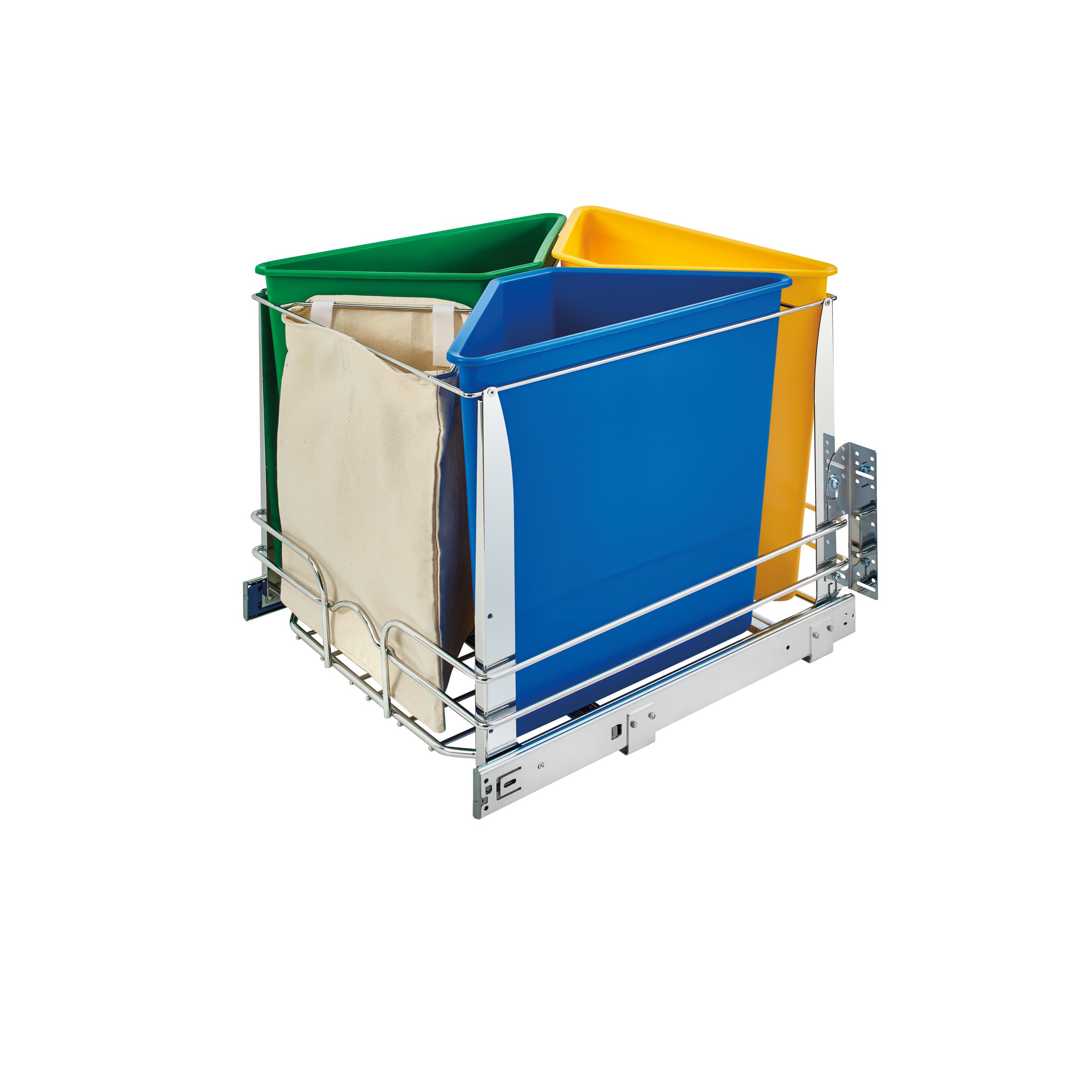 Recycling Center White  19.94 in (506 mm) W x 22.11 in (562 mm) D x 20.25 in (514 mm) H