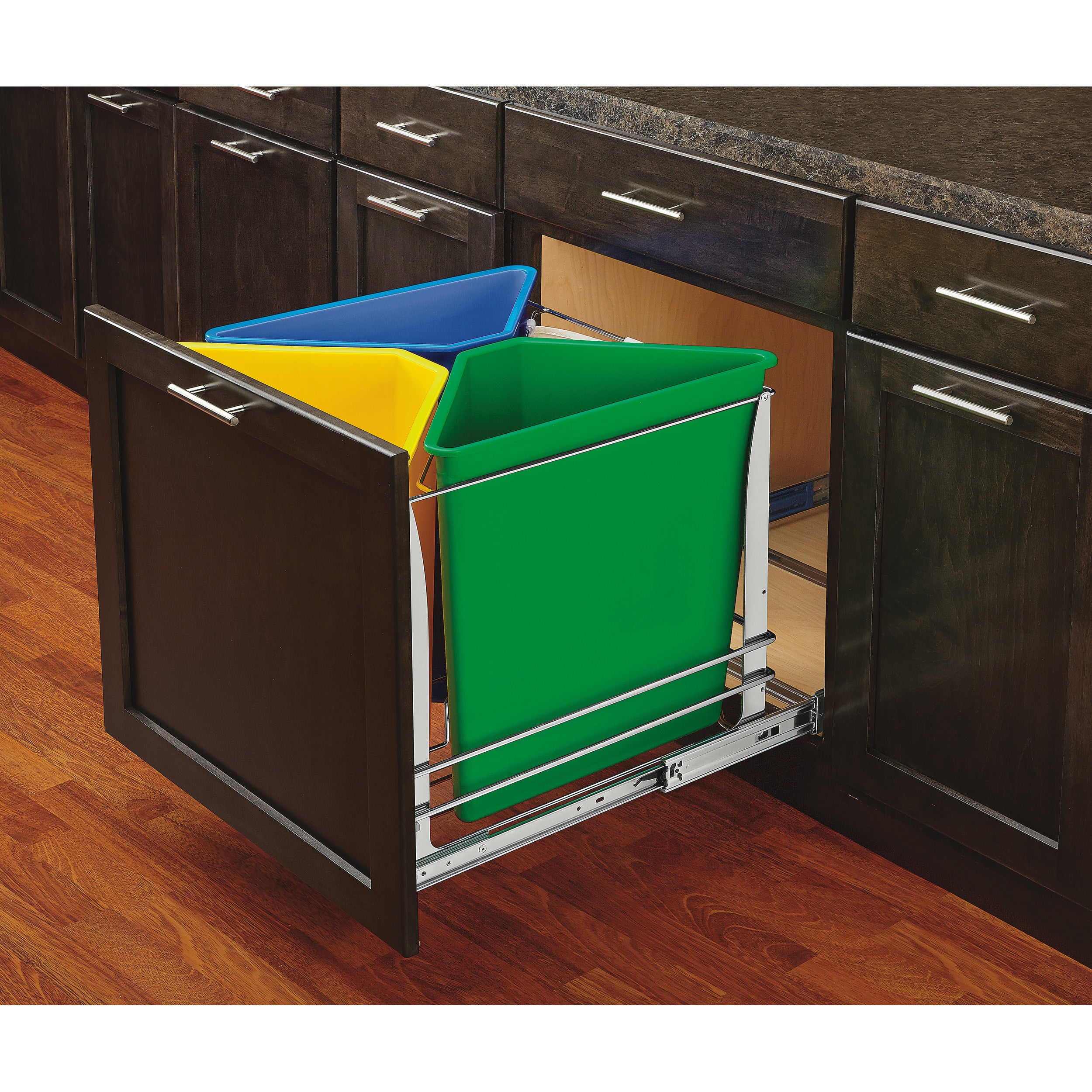 Recycling Center White  19.94 in (506 mm) W x 22.11 in (562 mm) D x 20.25 in (514 mm) H