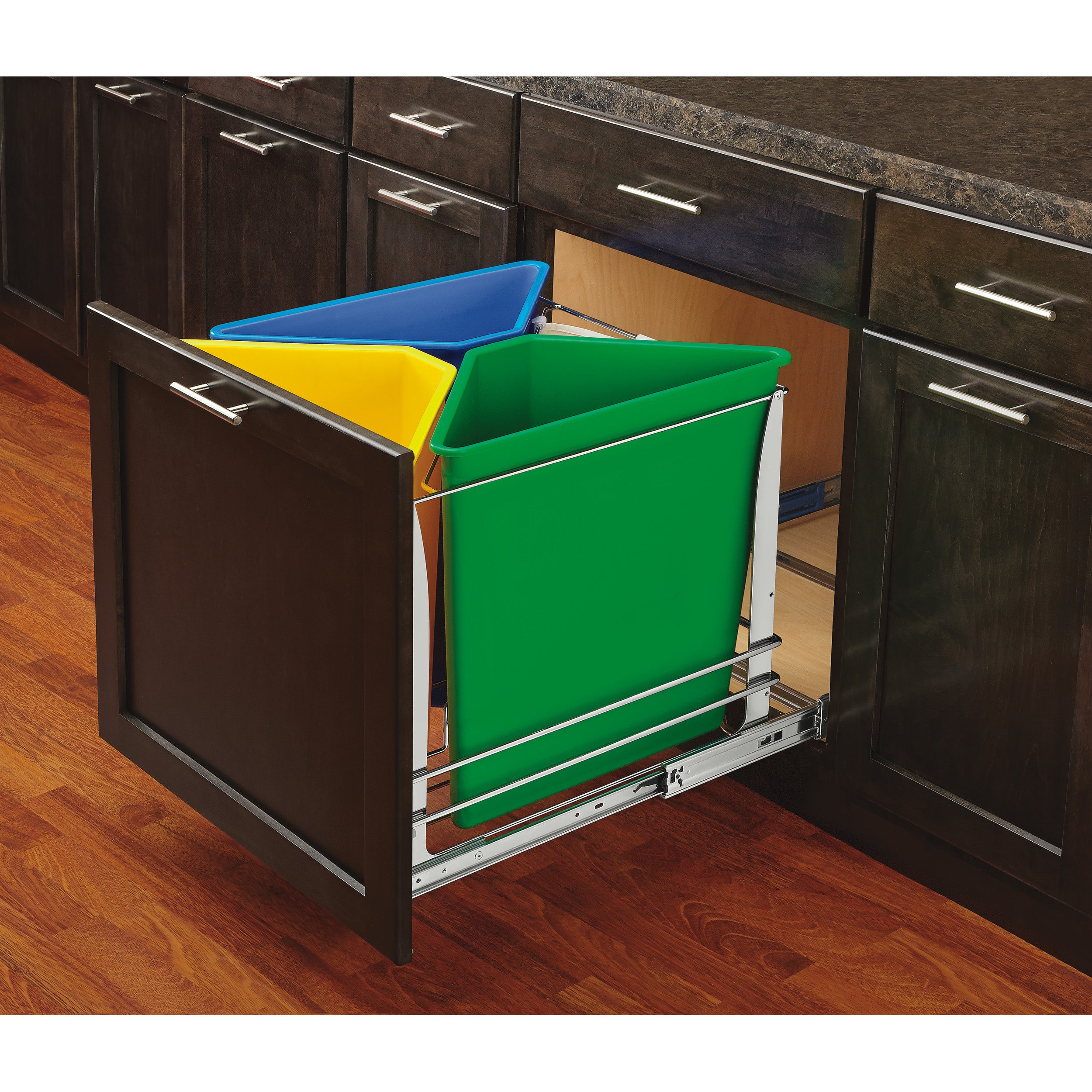 Recycling Center White  19.94 in (506 mm) W x 22.11 in (562 mm) D x 20.25 in (514 mm) H