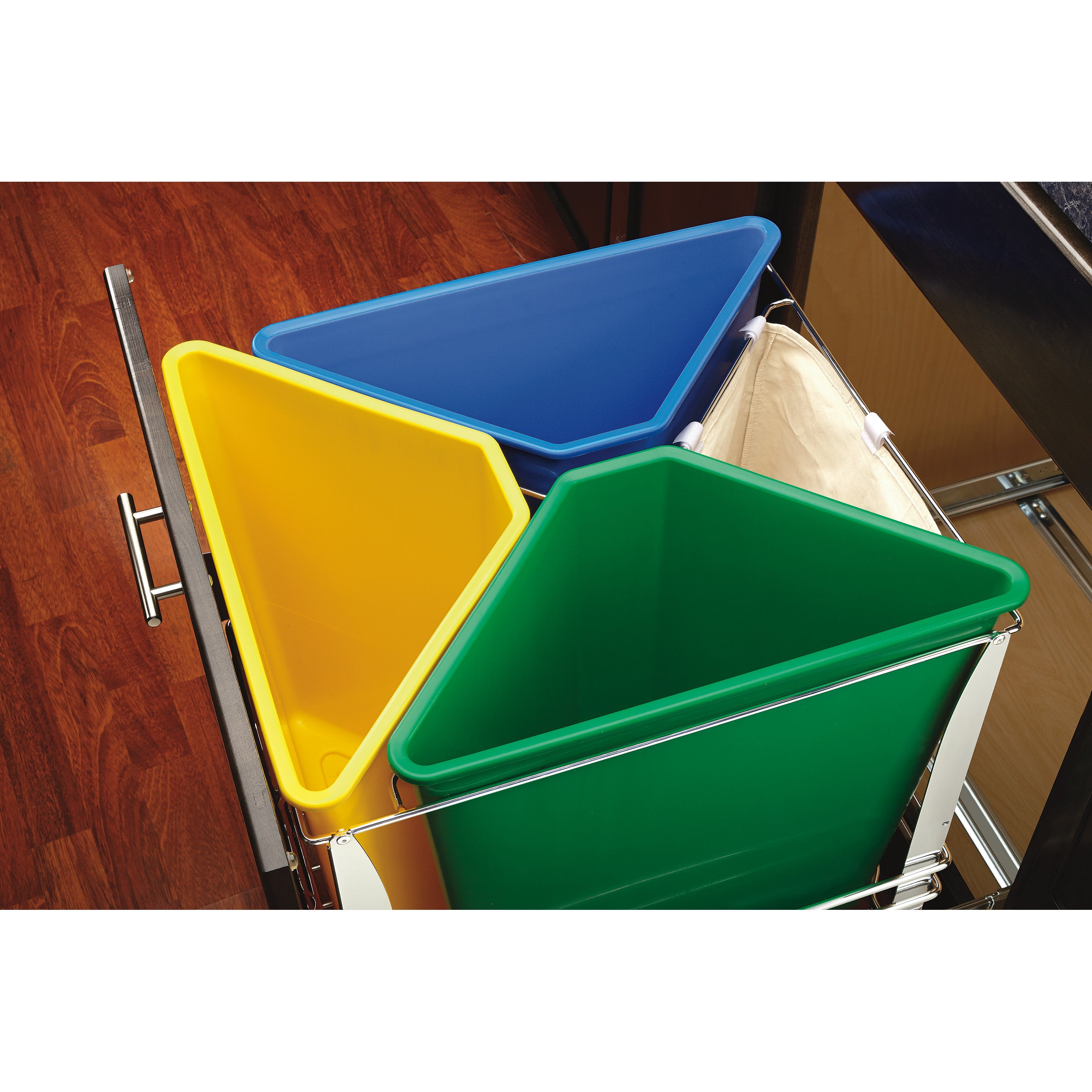 Recycling Center White  19.94 in (506 mm) W x 22.11 in (562 mm) D x 20.25 in (514 mm) H