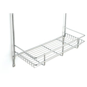 Door mount Linen Rack Chrome  12.25 in (311 mm) W x 5 in (127 mm) D x 46.75 in (1187 mm) H