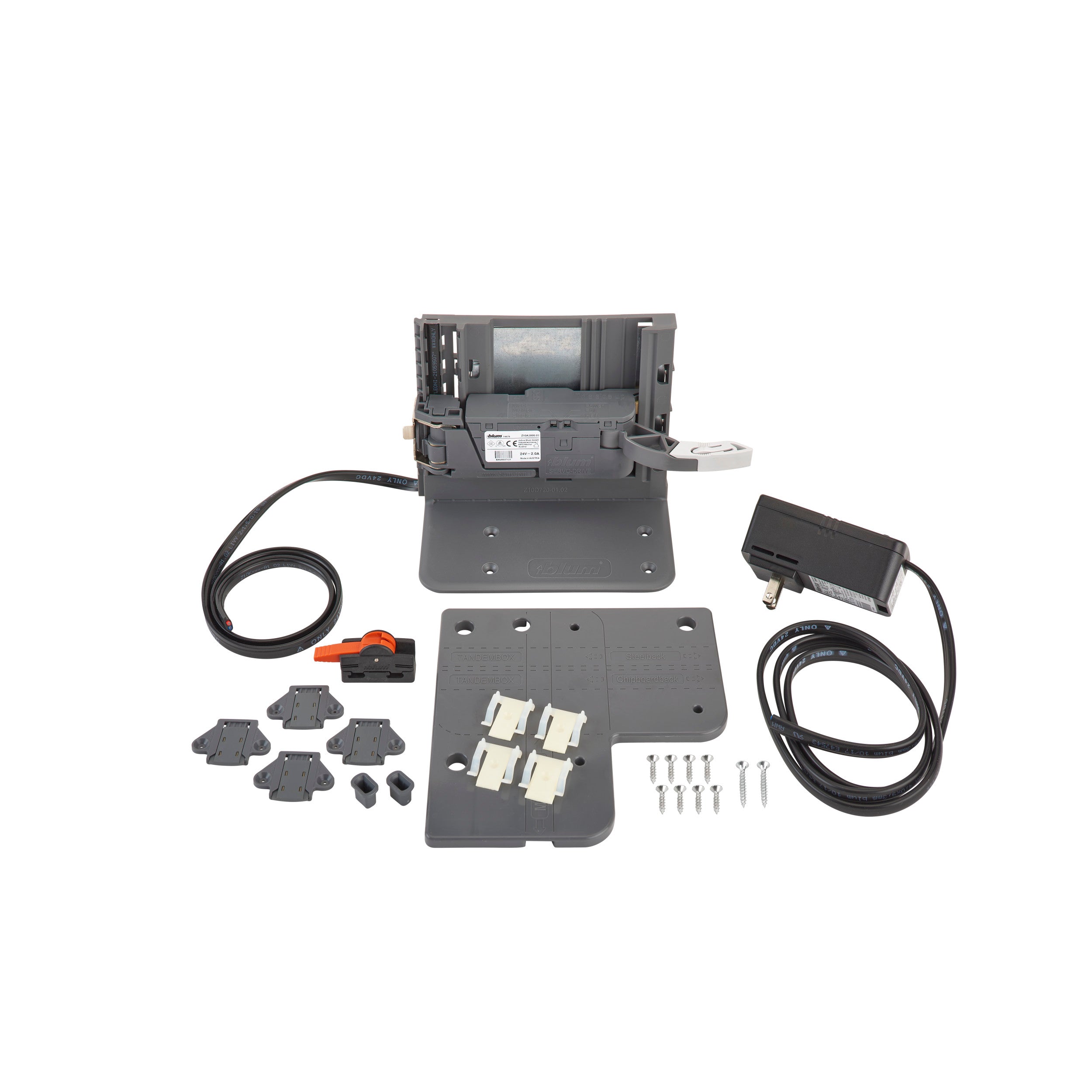 SERVO-DRIVE Kit for LEGRABOX Waste Containers Gray  10 in (254 mm) W x 11.75 in (298 mm) D x 4.25 in (108 mm) H