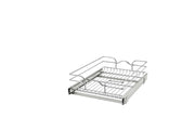 15 in Chrome Single Wire Basket (20 in Depth) Chrome  14.38 in (365 mm) W x 20 in (508 mm) D x 7 in (178 mm) H