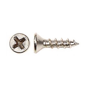 Wood screws #6 x 5/8'' flat head phillips #6 x 5/8'' Nickel