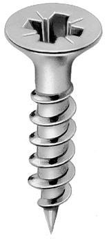 Wood screws #6 x 5/8'' flat head POZI #6 x 5/8'' Nickel