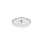 20 in White Polymer Full Circle Lazy Susan Shelf Only White  20 in (508 mm) W x 20 in (508 mm) D x 1.3 in (33 mm) H