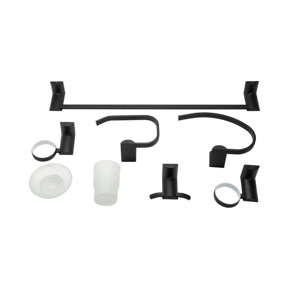 Bathroom Accessories Matte Black