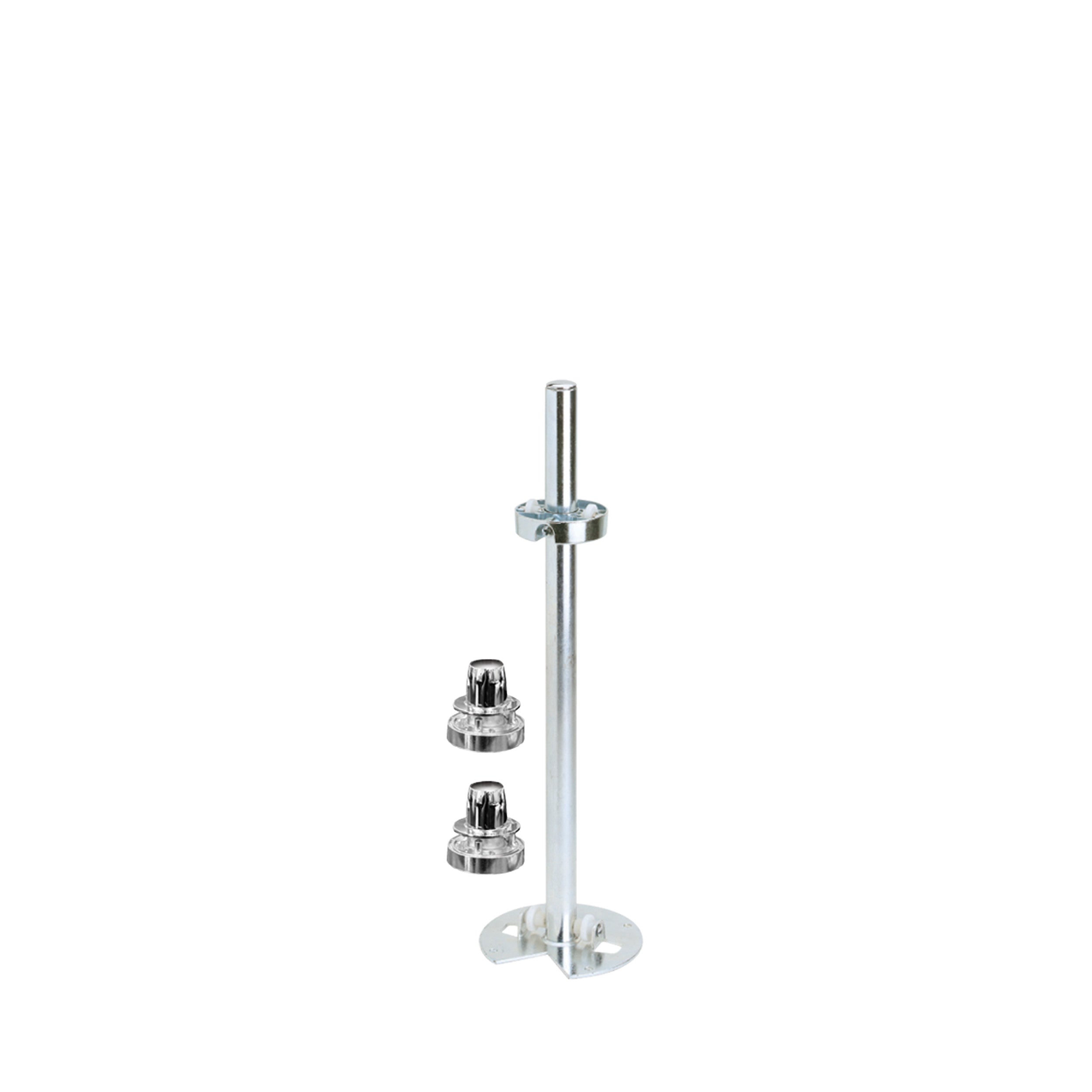 20 in White Polymer D-Shape Lazy Susan Shelf Only White  20 in (508 mm) W x 20 in (508 mm) D x 1.51 in (38 mm) H