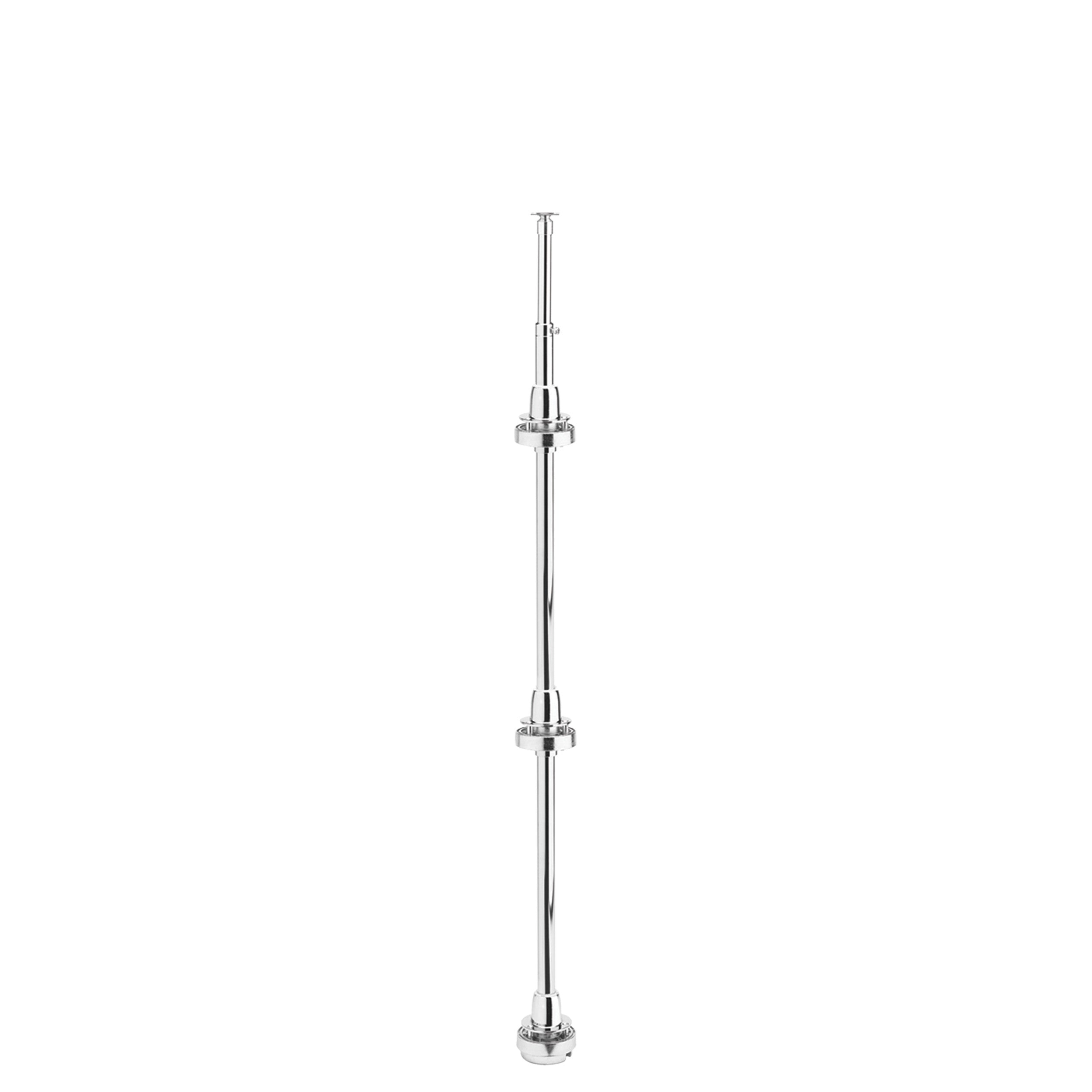 20 in White Polymer D-Shape Lazy Susan Shelf Only White  20 in (508 mm) W x 20 in (508 mm) D x 1.51 in (38 mm) H