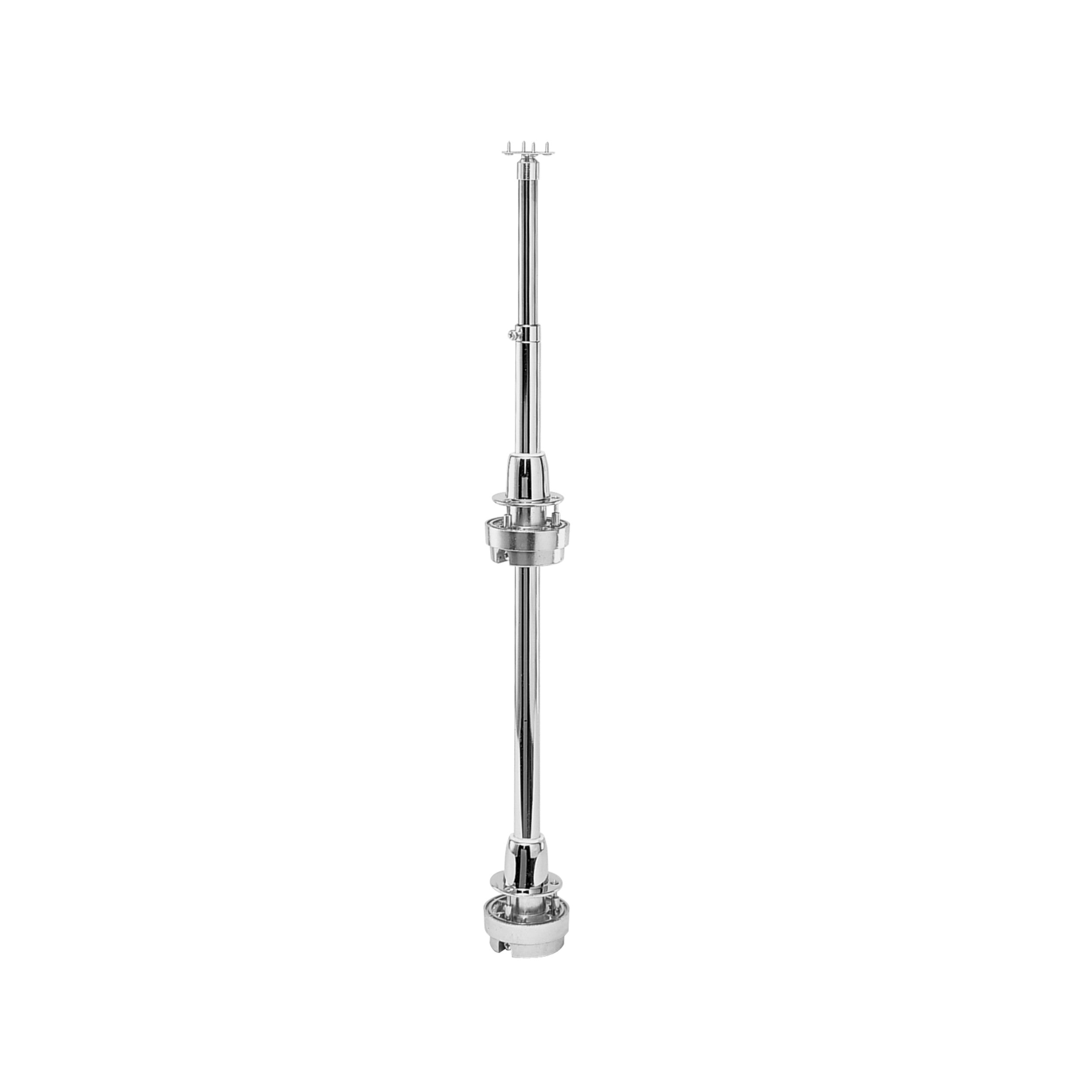 28 in White Polymer Kidney Lazy Susans 2-Shelf White  28 in (711 mm) W x 28 in (711 mm) D x 26 in (660 mm) H