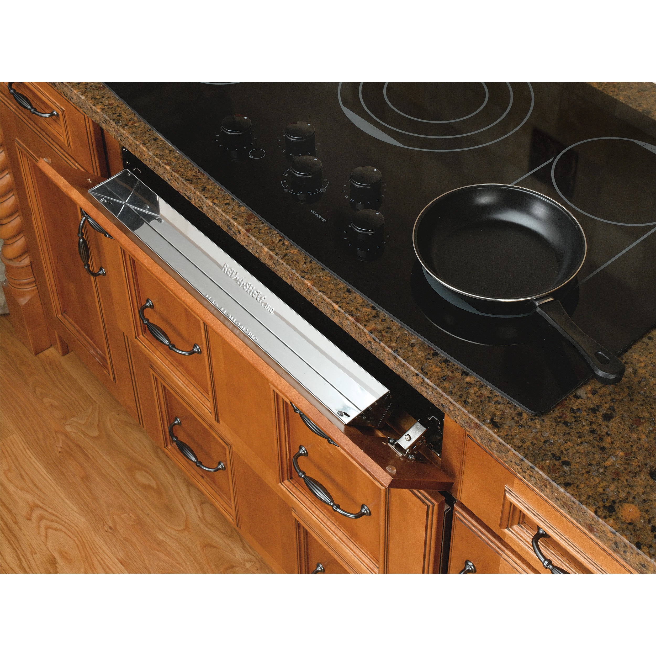 28 in Stainless Steel Tip-Out Tray Silver  28 in (711 mm) W x 1.69 in (43 mm) D x 3 in (76 mm) H