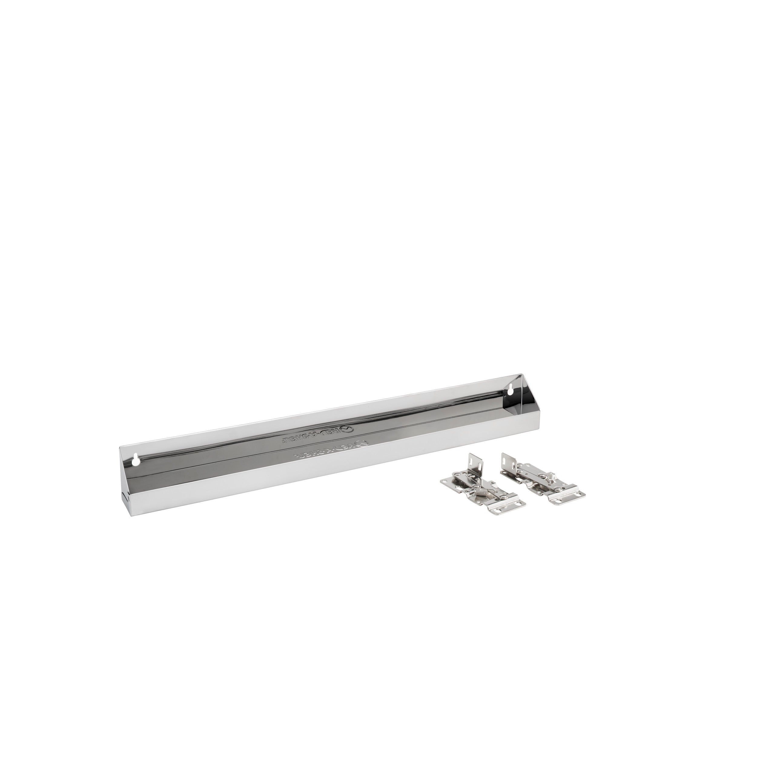 25 in Stainless Steel Tip-Out Tray Silver  25 in (635 mm) W x 2.13 in (54 mm) D x 3 in (76 mm) H