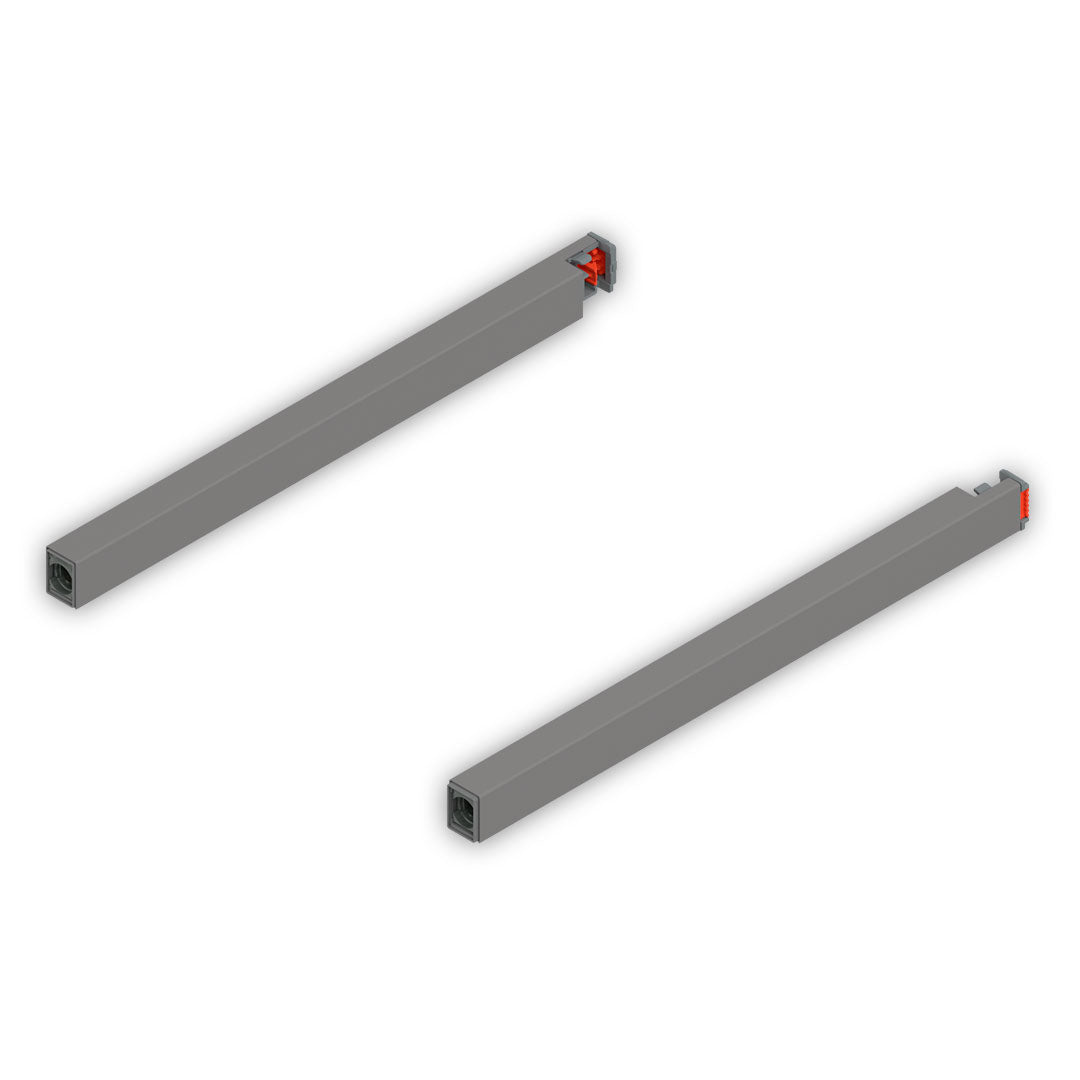 MERIVOBOX longside gallery rail, NL=270 mm, right+left