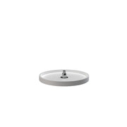 18 in White Polymer Full Circle Lazy Susan w/bottom mount White  18 in (457 mm) W x 18 in (457 mm) D x 2.5 in (64 mm) H
