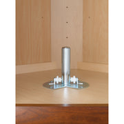 20 in Almond Polymer Full Circle Lazy Susan w/bottom mount Almond  20 in (508 mm) W x 20 in (508 mm) D x 2.5 in (64 mm) H