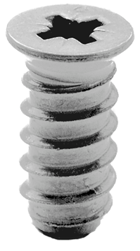 System screws/Twin application screws System screws for mounting plates - pre-mounted 14.5mm Nickel