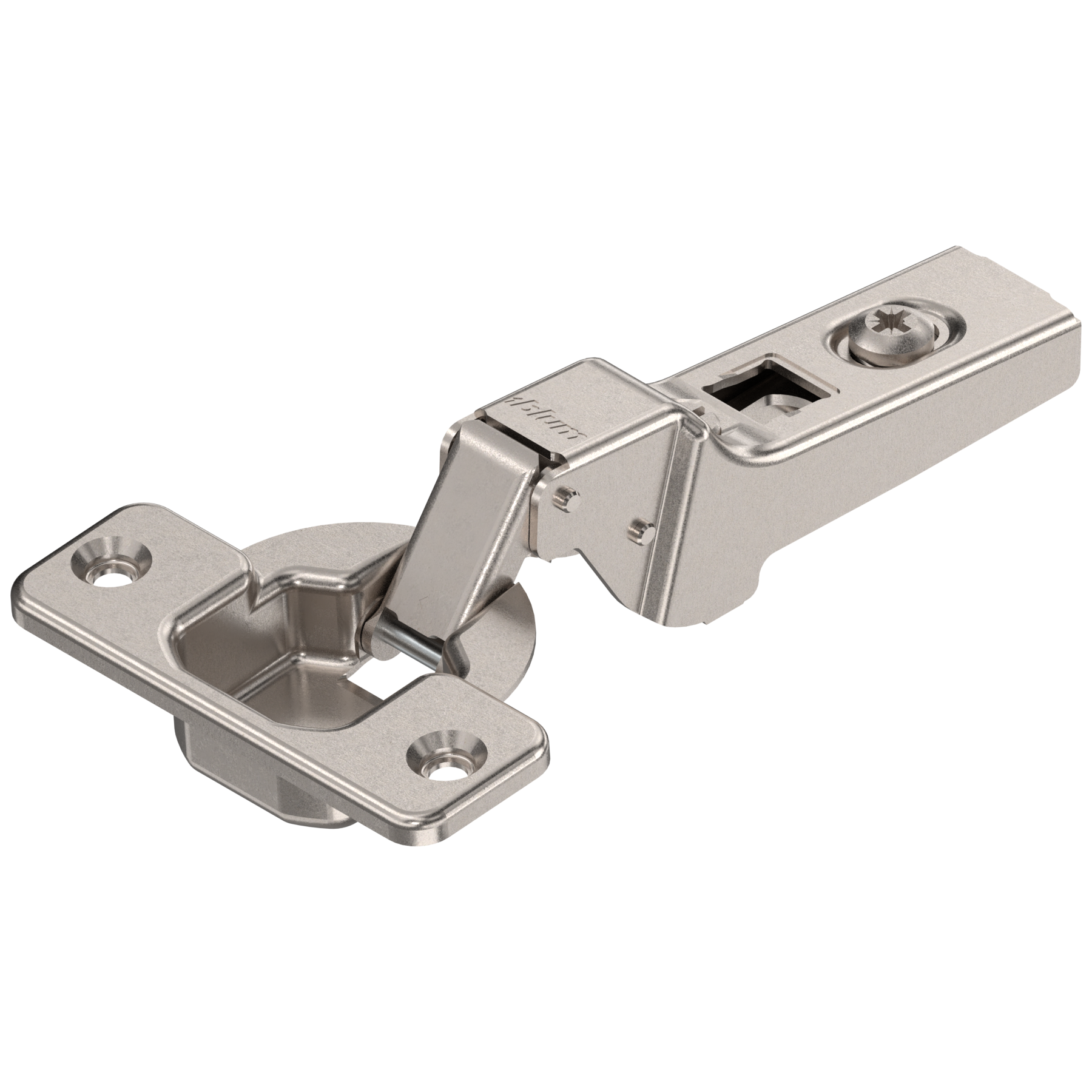 CLIP 100° hinges Free swinging Half O/L Nickel