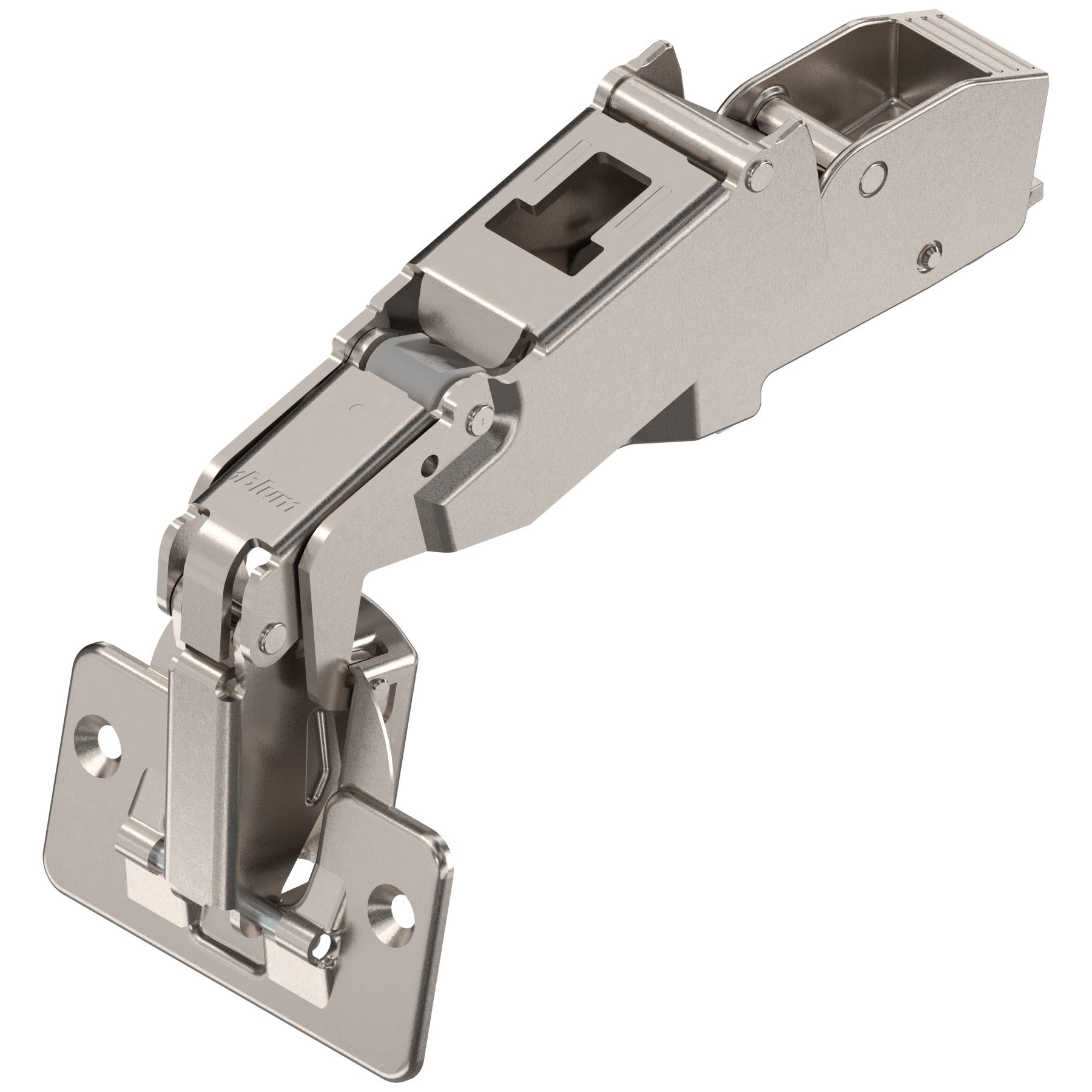 CLIP top 170° hinges Free swinging Half O/L Nickel