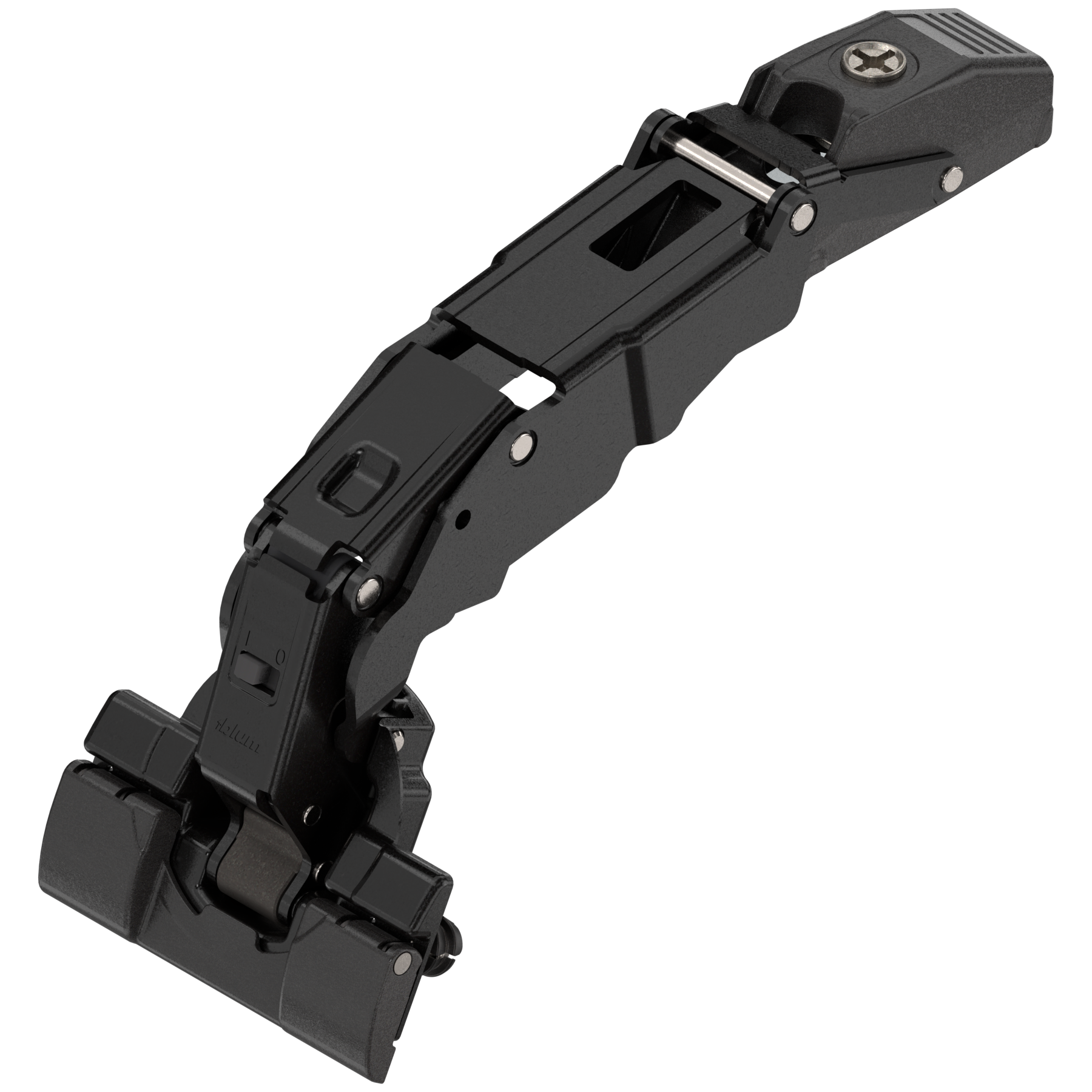 CLIP top BLUMOTION 155° zero protrusion hinges Self closing Full O/L Onyx Black