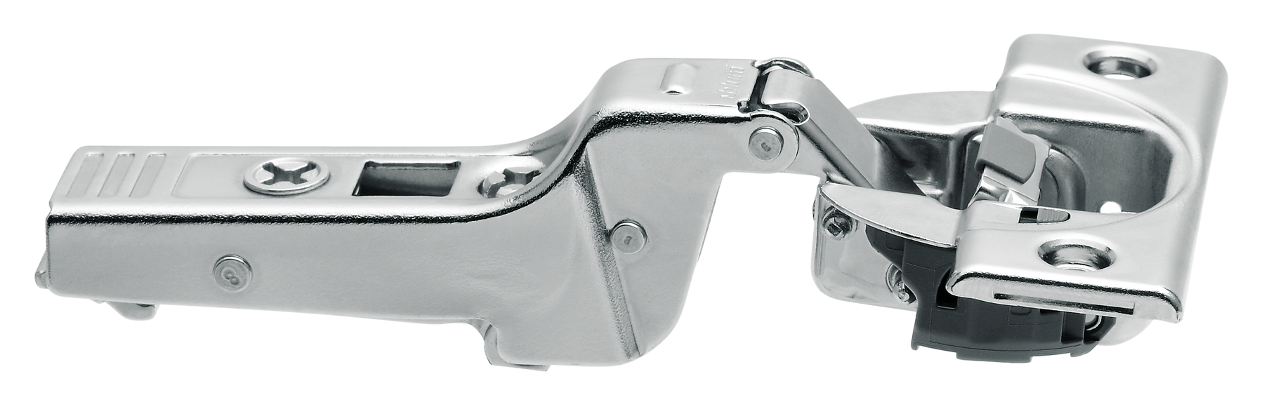 CLIP top BLUMOTION 95° thick door hinges Half O/L Nickel