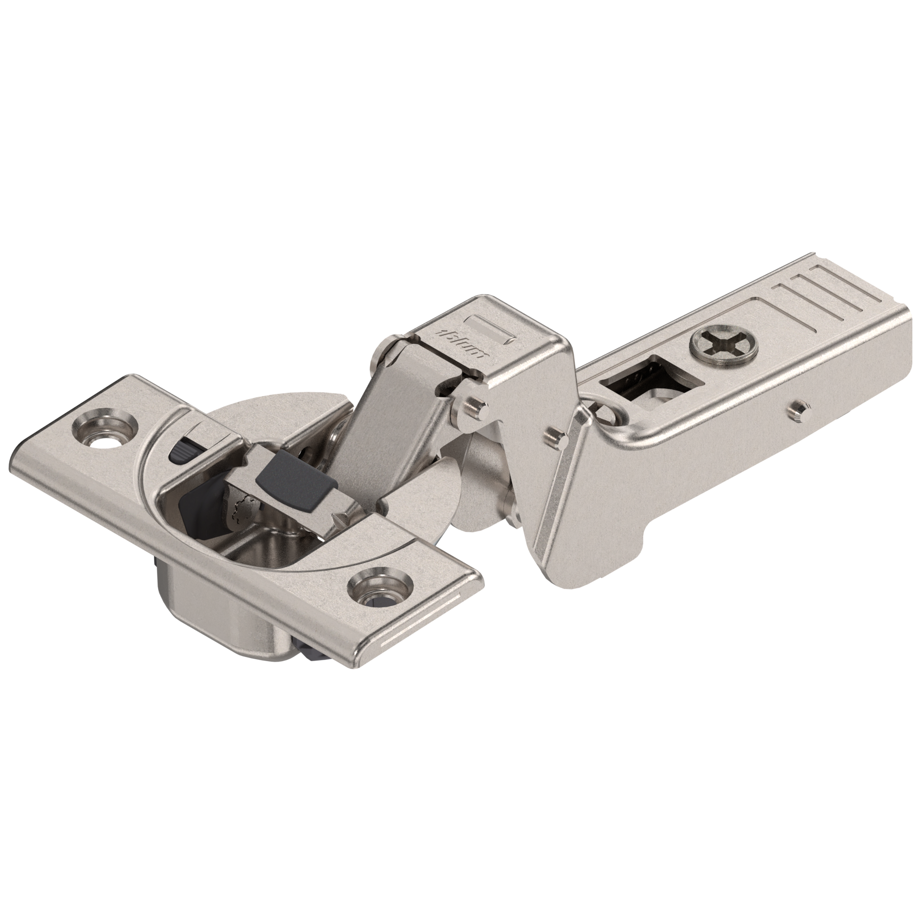 CLIP top BLUMOTION 95° thick door hinges Inset Nickel
