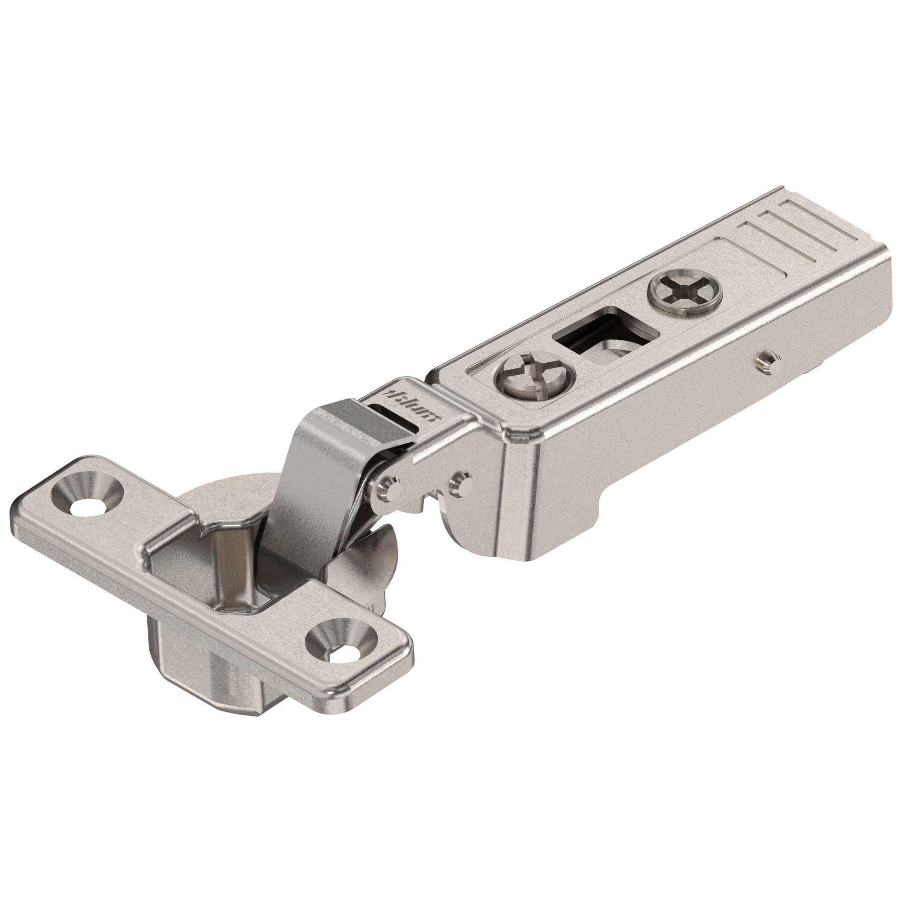 CLIP top mini hinges Self closing Half O/L Nickel