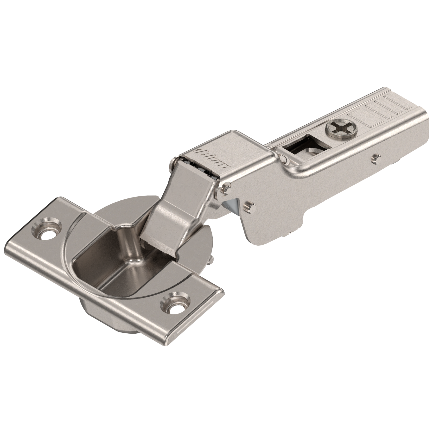 CLIP top 110° hinges Self closing Half O/L Nickel