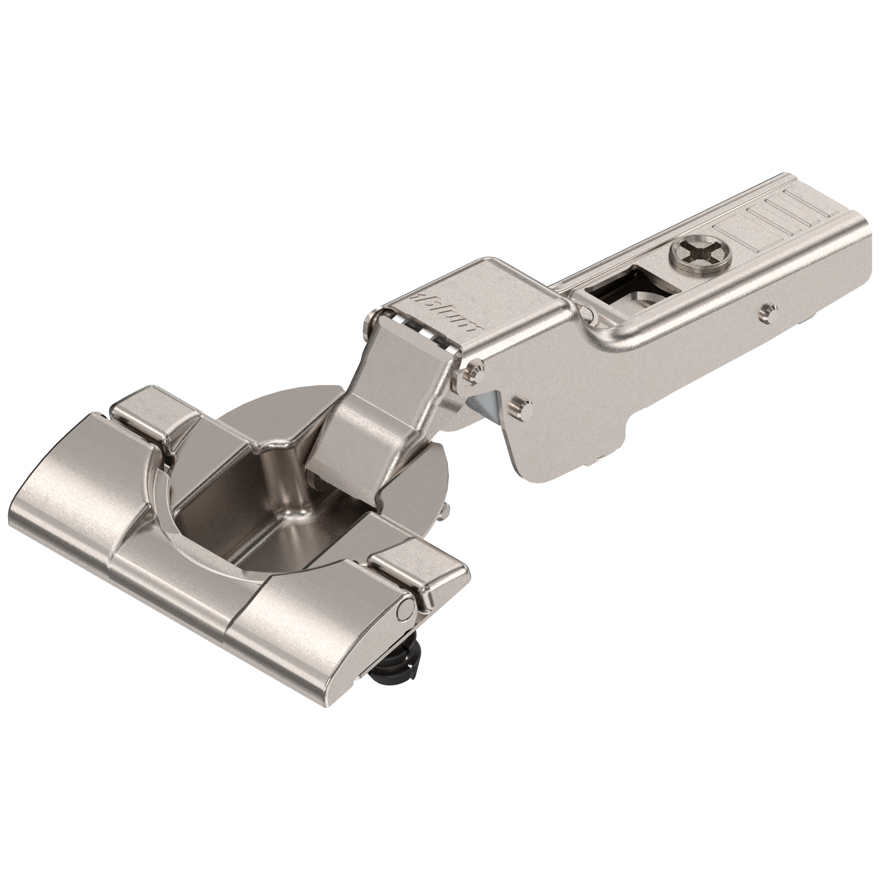 CLIP top 110° hinges Self closing Half O/L Nickel