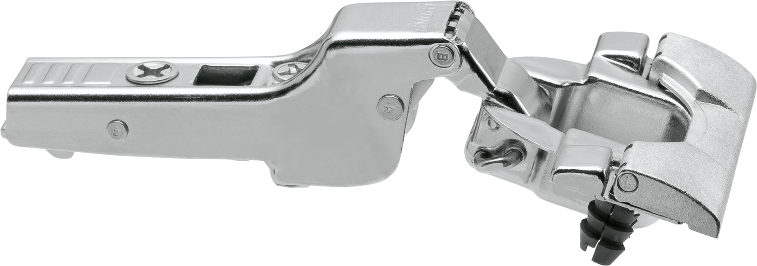 CLIP top 110° hinges Self closing Half O/L Nickel