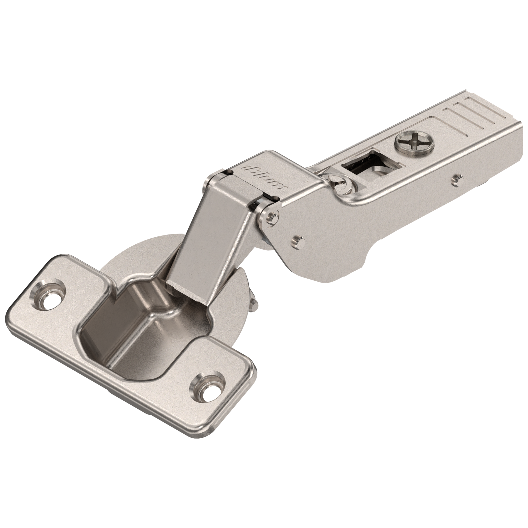 CLIP top 120° hinges Self closing Half O/L Nickel