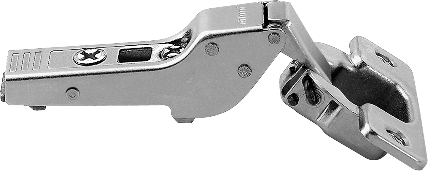 CLIP top 120° hinges Self closing Half O/L Nickel