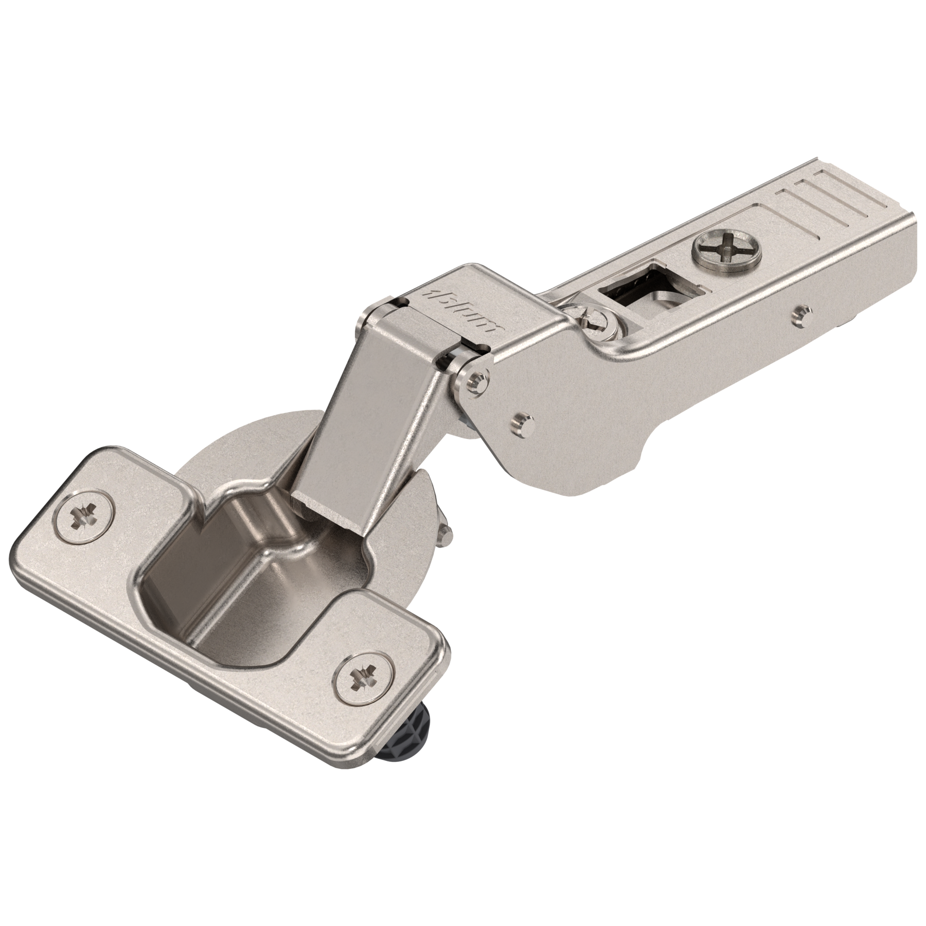 CLIP top 120° hinges Self closing Half O/L Nickel