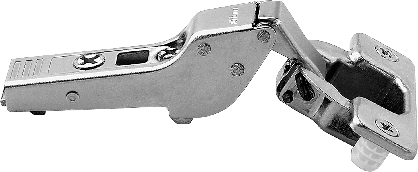 CLIP top 120° hinges Self closing Half O/L Nickel