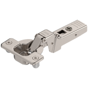 CLIP top 95° thick door hinges Self closing Half O/L Nickel
