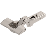 CLIP top 95° thick door hinges Self closing Half O/L Nickel