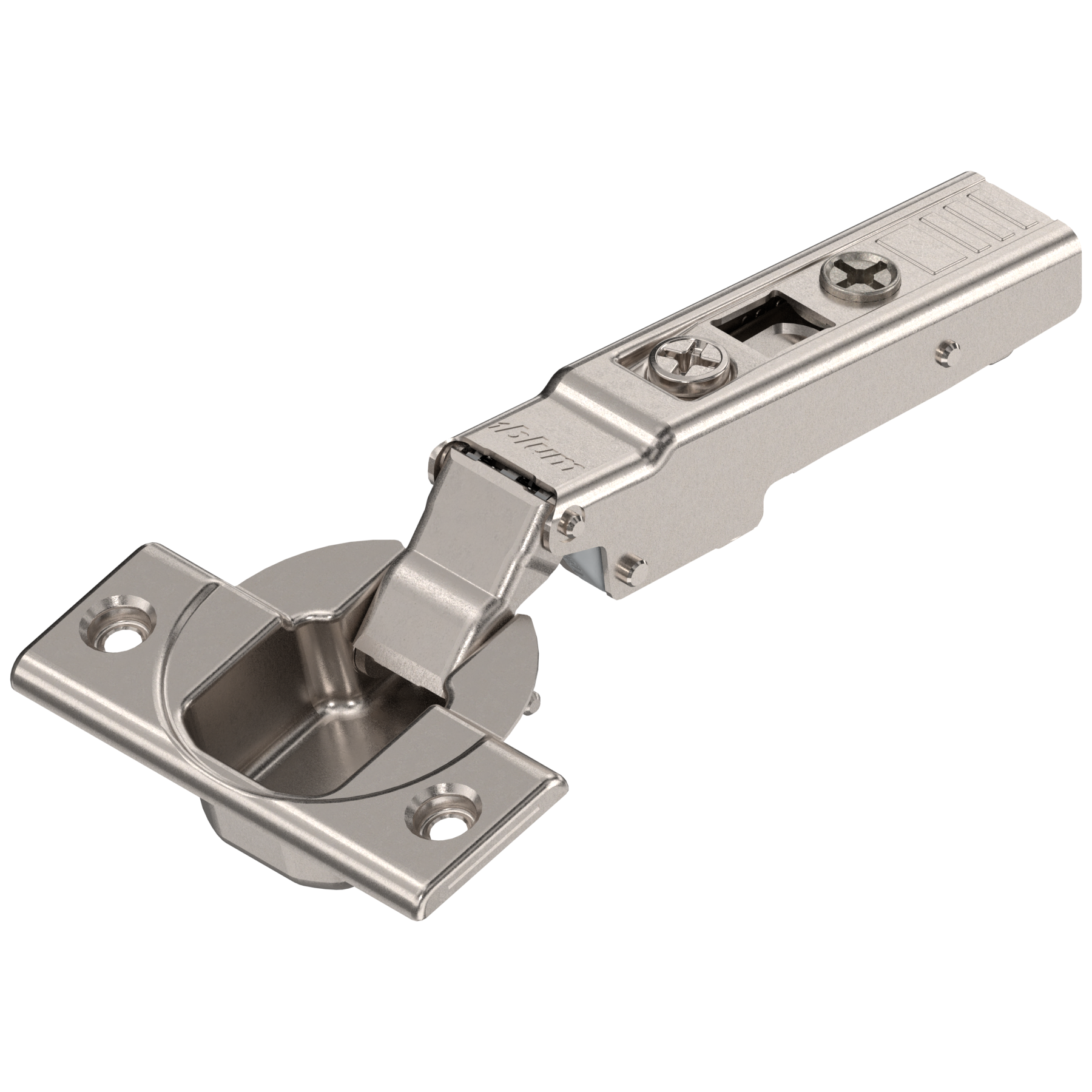 CLIP top 110° + hinges Self closing Full O/L Nickel