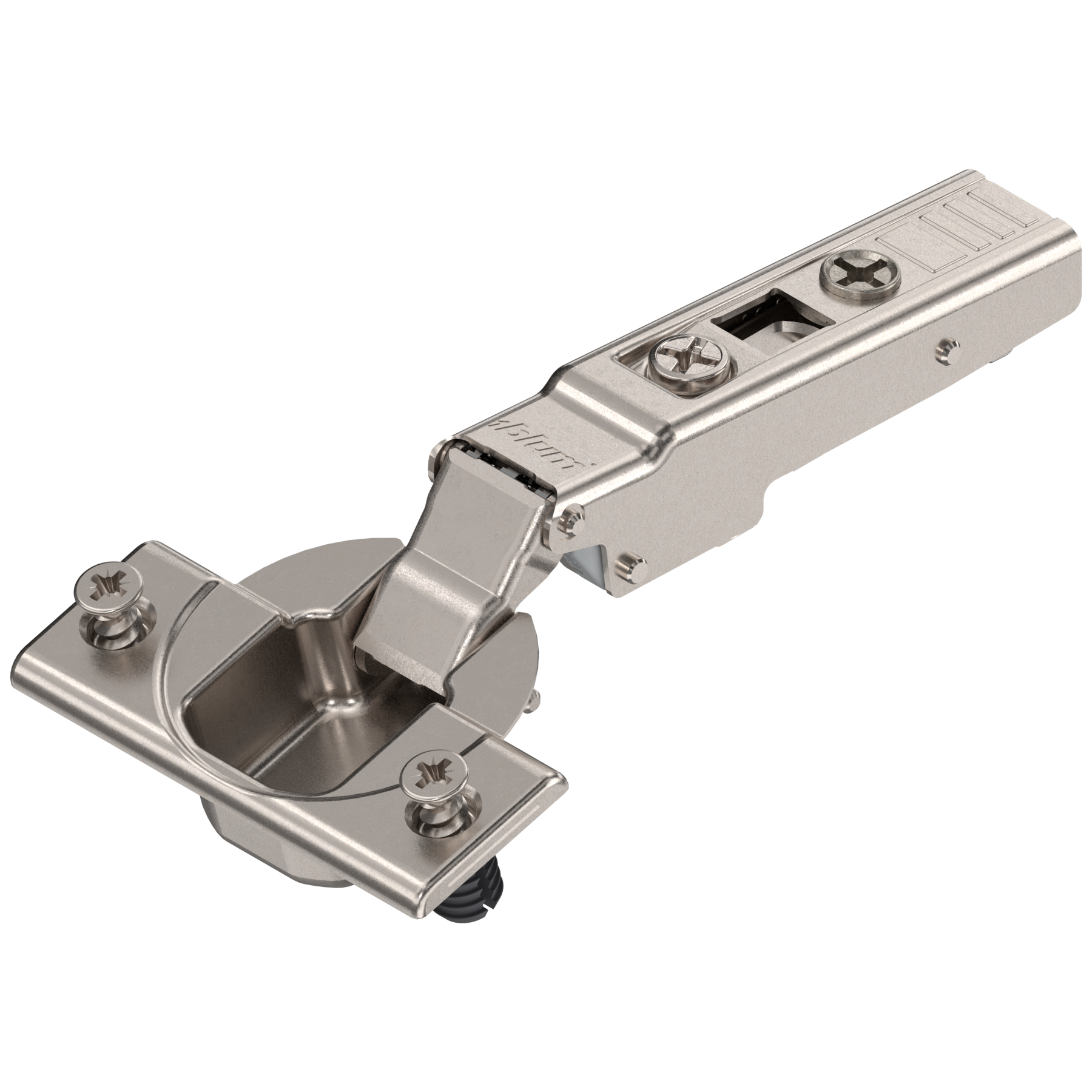 CLIP top 110° + hinges Self closing Full O/L Nickel