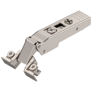 CLIP top 120° hinge for aluminum frame door, straight-arm, self closing, screw-on