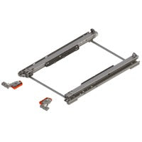 MOVENTO - waste/recycle set 18'' Zinc-Plated