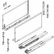 LEGRABOX C Height, Drawer Box Kit Orion Gray Blum 22"