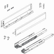 LEGRABOX C Height, Drawer Box Kit Orion Gray Blum 22"