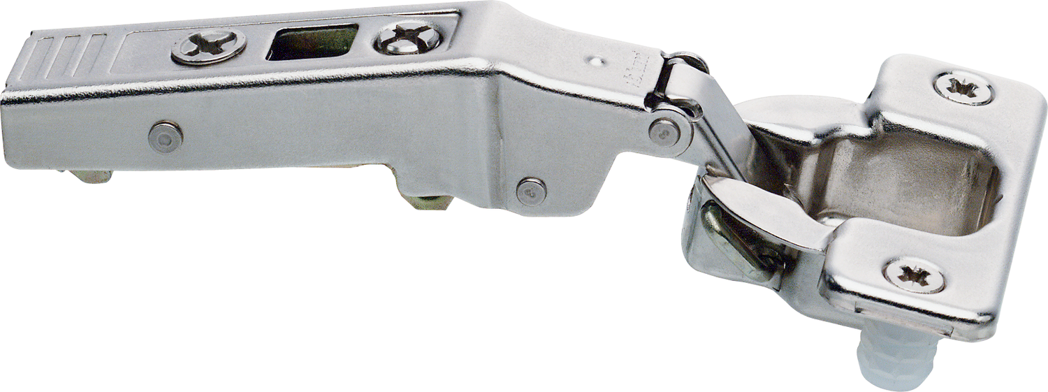 CLIP top hinges - special applications Angled hinges +15° Nickel