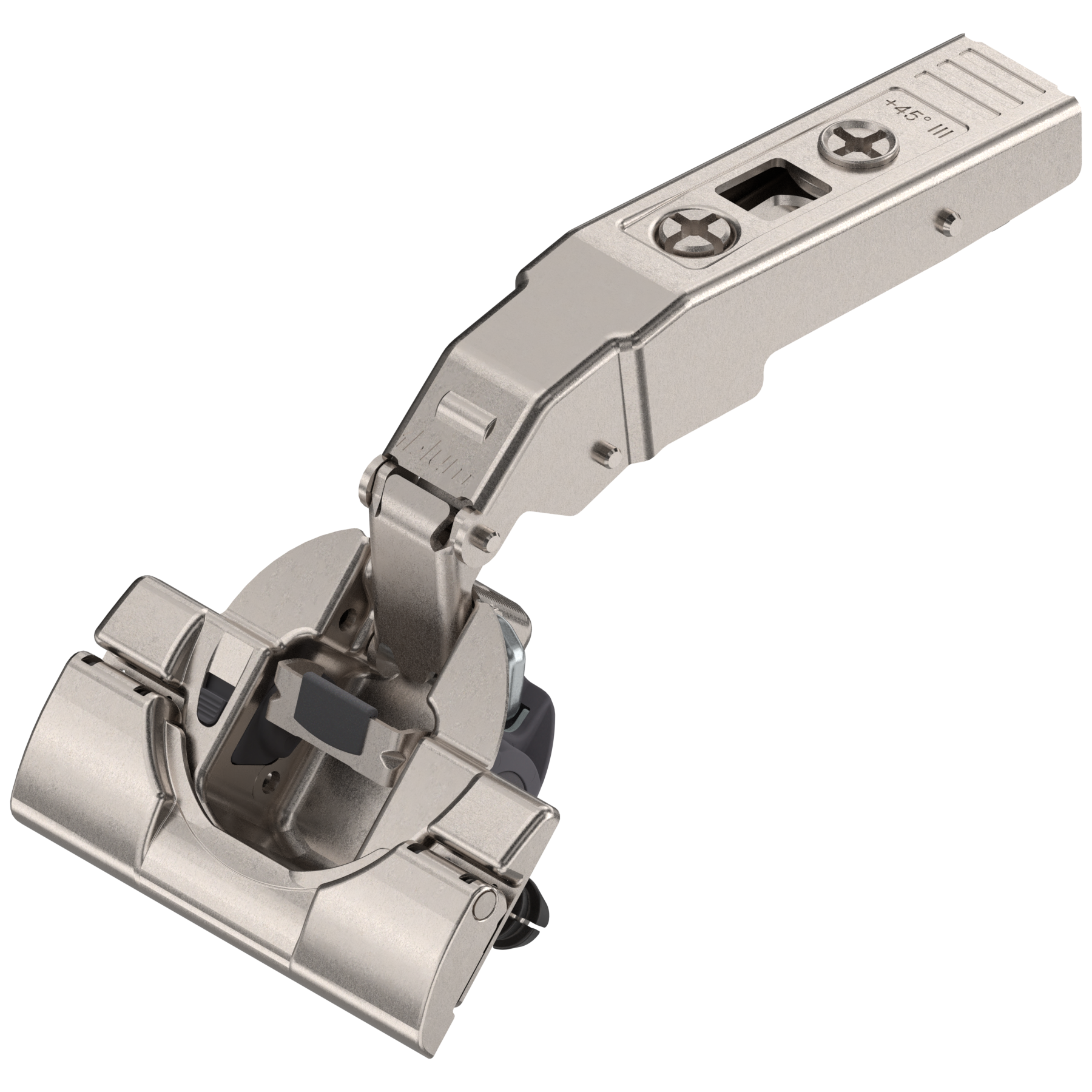 CLIP top BLUMOTION hinges - special applications Angled hinges +45° III Nickel