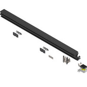 REVEGO DUO, TRACK SET DBL DOOR 1200MM, RIGHT, BLACK