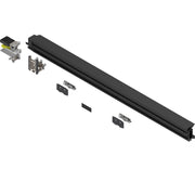 REVEGO DUO, TRACK SET DBL DOOR 1350MM, RIGHT, BLACK